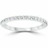 Best reviews of 🤩 Pompeii3 1/4 cttw Diamond Stackable 👩 Womens Wedding Ring 10k White Gold ⭐