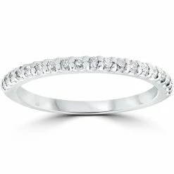 Best reviews of 🤩 Pompeii3 1/4 cttw Diamond Stackable 👩 Womens Wedding Ring 10k White Gold ⭐