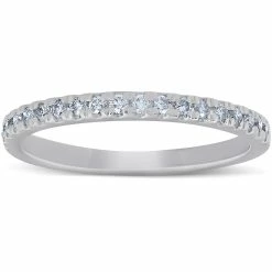 Best reviews of 🤩 Pompeii3 1/4 Ct Lab Grown Diamond EX3 Wedding Ring 10k White Gold for 👩 women ✨