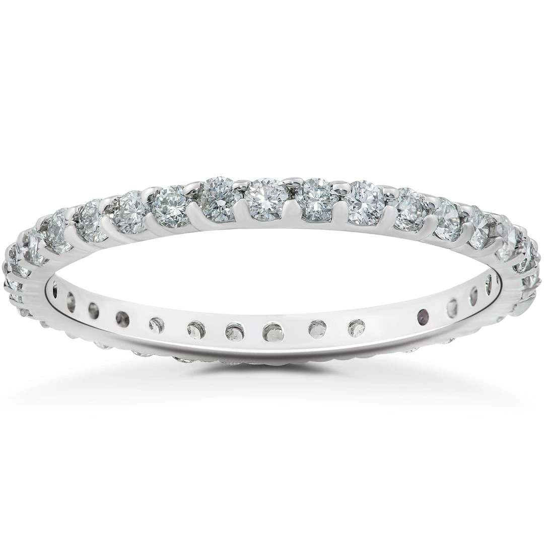 Best reviews of ❤️ Pompeii3 1 ct Round Halo Diamond Engagement Ring Setting & Matching Eternity Band for 👩 women 👏 - Image 2