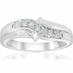 New ๐ Pompeii3 Platinum 1/4ct Diamond Mens Wedding Ring ๐ฅ