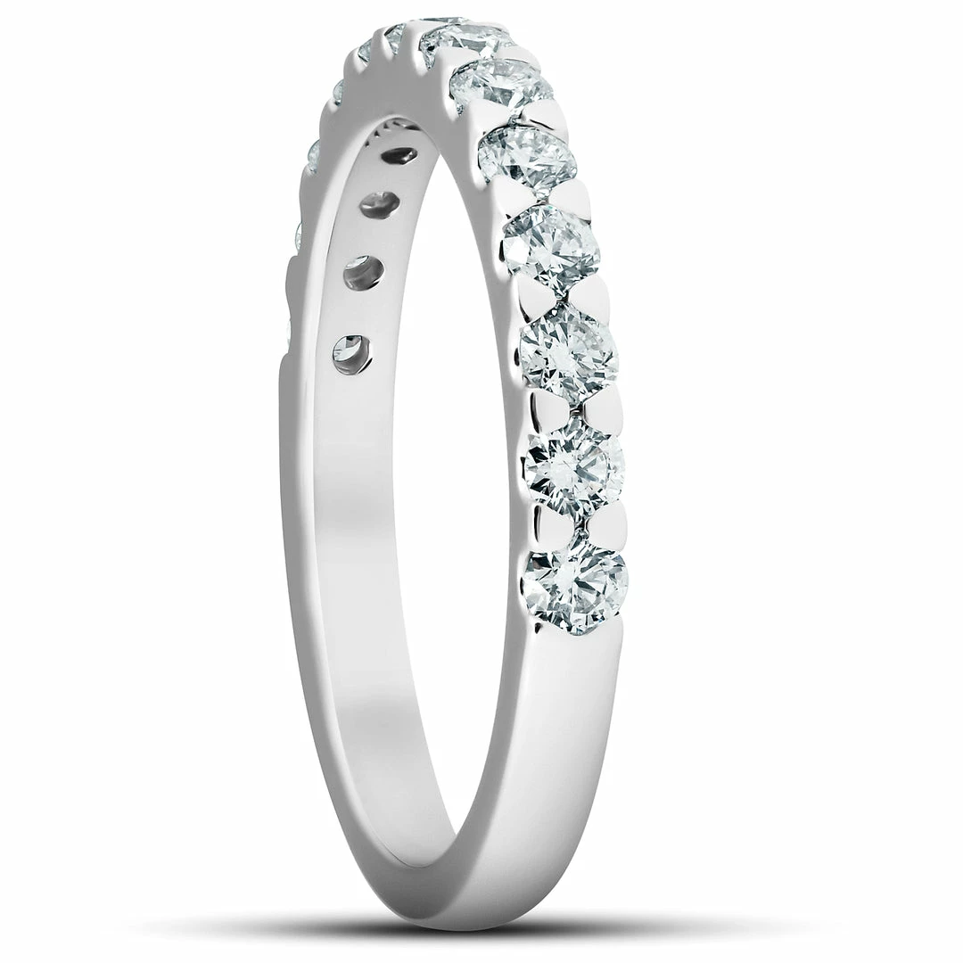 Best Pirce 🔔 Pompeii3 3/4Ct Diamond Wedding 👩 Womens Ring Anniversary Stackable Band 14k White Gold 🎁 - Image 2