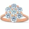 Best Pirce ❤️ Pompeii3 2 Ct Diamond EX3 Lab Grown 14k Rose Gold Engagement Ring for 👩 women 🧨