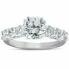 Best Pirce 😉 Pompeii3 2 Ct Round Diamond Engagement Ring 14k White Gold for 👩 women 🎁