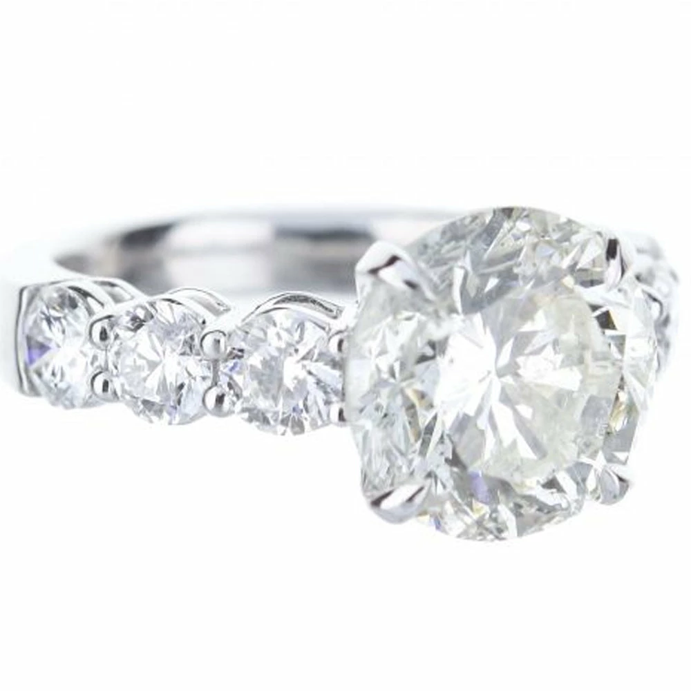 Cheapest ๐ Pompeii3 5 Ct Diamond Engagement Ring 14k White Gold for ๐ฉ women ๐งจ - Image 4