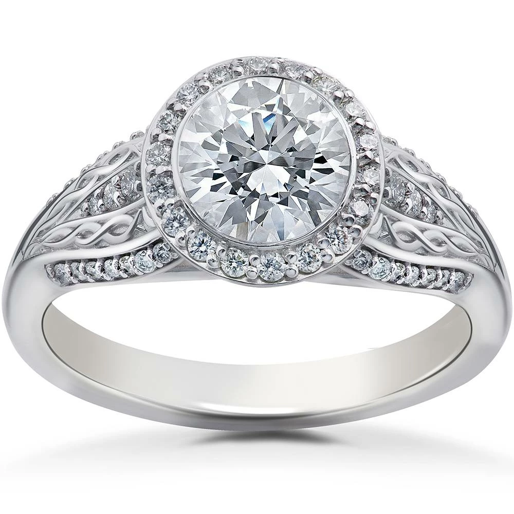 Best Pirce 🔔 Pompeii3 1/4 ct Lab Grown Diamond Zoe Engagement Ring Setting for 👩 women 😀