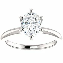 Best deal 🔔 Pompeii3 Platinum 1 Ct Oval Diamond Solitaire Engagement Ring for 👩 women 🥰