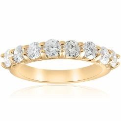 Wholesale 😀 Pompeii3 1 5/8ct U Prong Diamond Wedding Ring 14k Yellow Gold for 👩 women ✔️