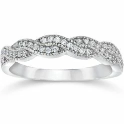 Best deal ❤️ Pompeii3 1/4Ct TW Certified Diamond Wedding Ring 14k White Gold Anniversary Band for 👩 women 🎁