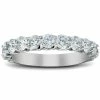 Best deal 😍 Pompeii3 1 3/8 Ct Diamond Wedding Ring U Prong 👩 Womens Anniversary Band 14k White Gold 🔥