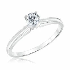 Promo ๐ Pompeii3 Platinum GIA Certified Diamond Solitaire 1/3 Ct Engagement Ring for ๐ฉ women ๐